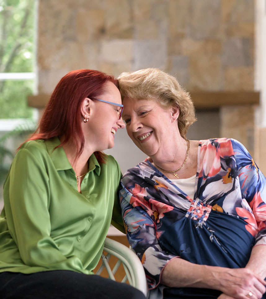 daughter sheridan with her mother grace