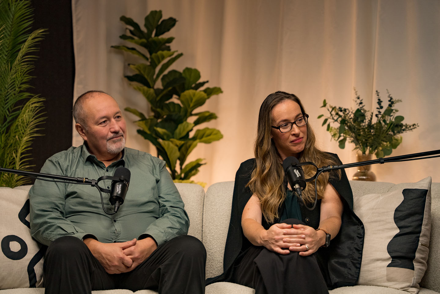 facility manager mark aros and clinical psychologist zoe falster