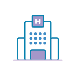 hospital building icon