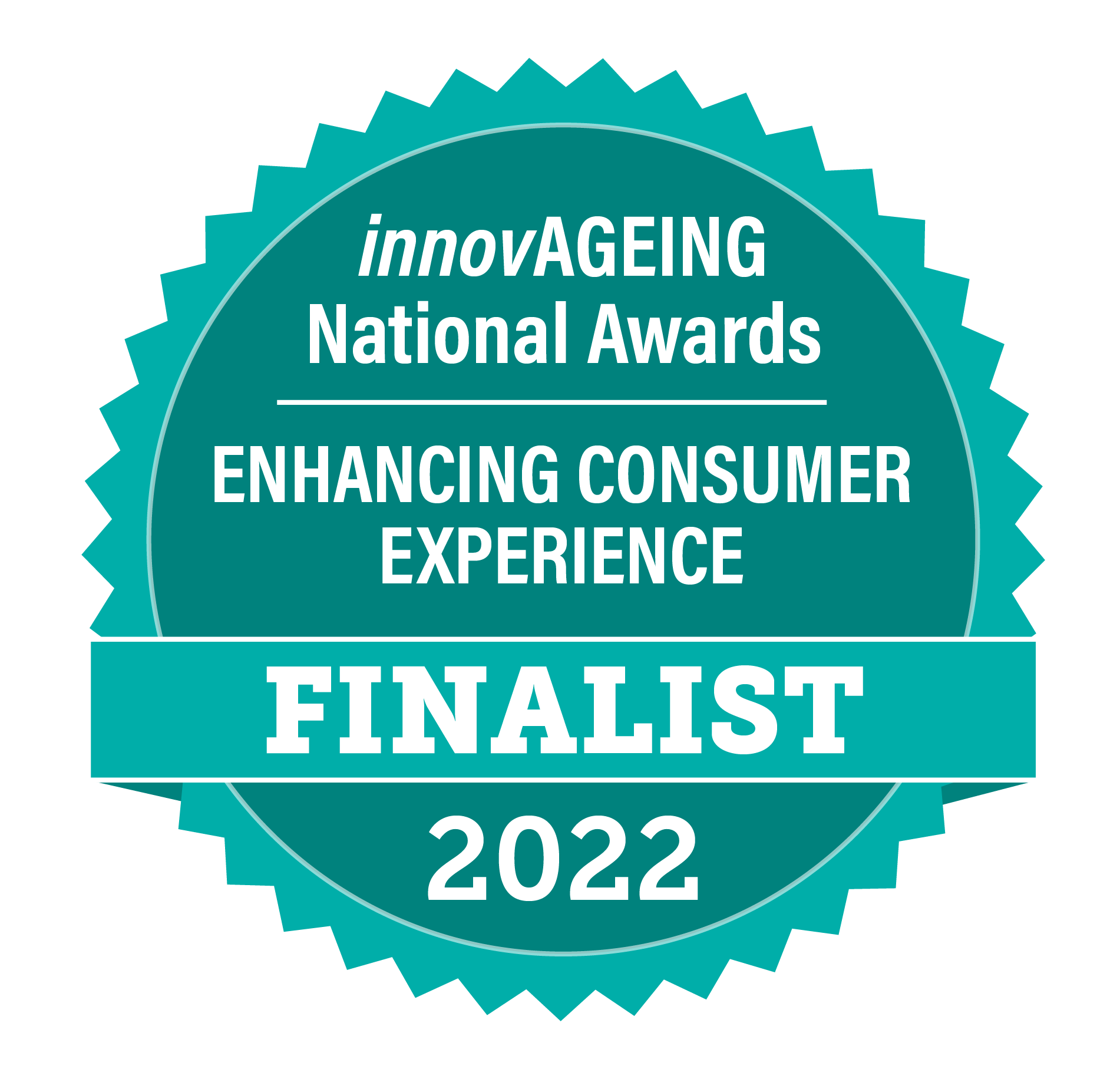 innovAGEING award finalist badge